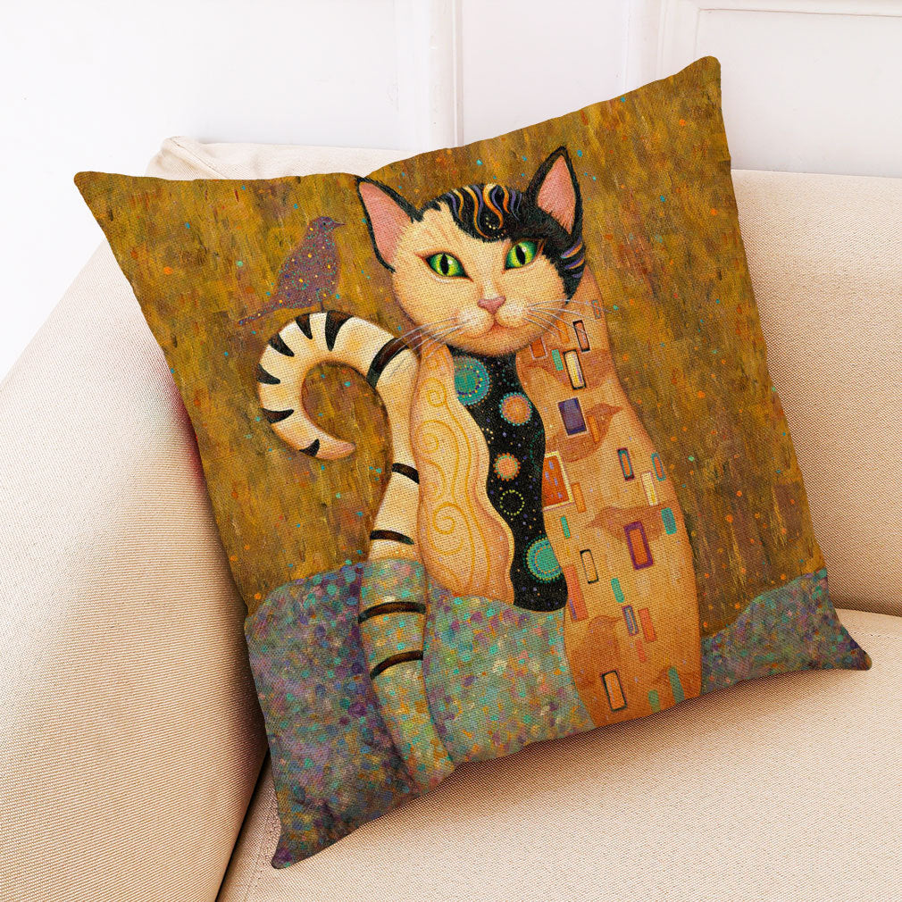 Kleo Cats by Marjorie Sarnat Cushion Covers - Closing Sale