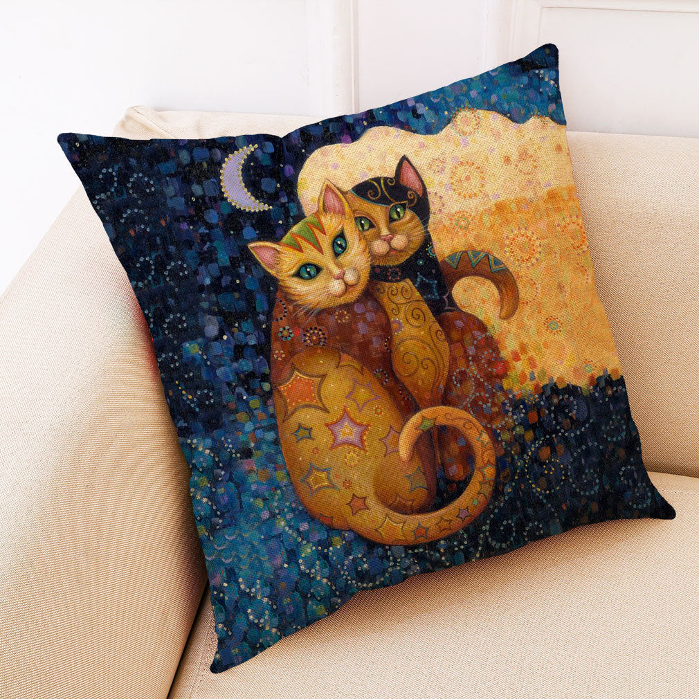 Kleo Cats by Marjorie Sarnat Cushion Covers - Closing Sale