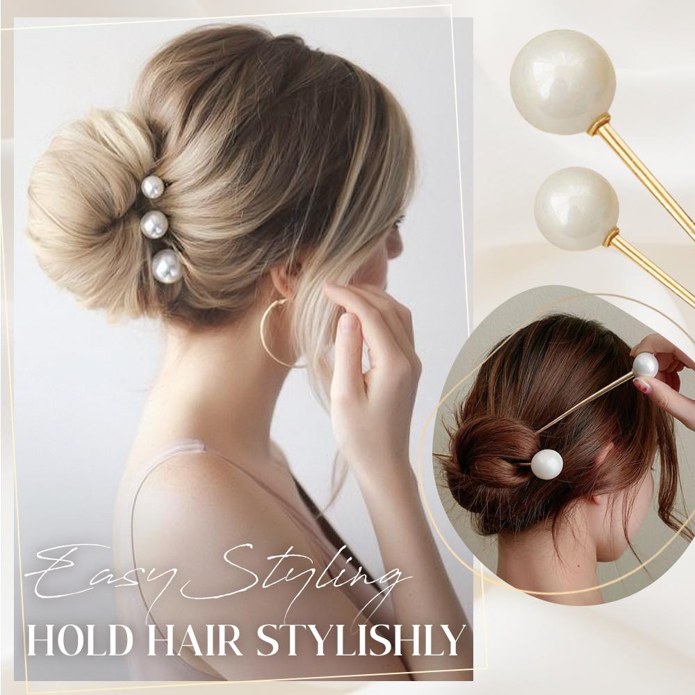 Classy Bun Pearl Hair Pin