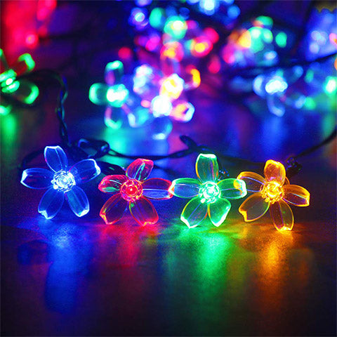 (🔥30% OFF 🔥)Solar Cherry Blossoms String Lights 23 Feet 50 LED