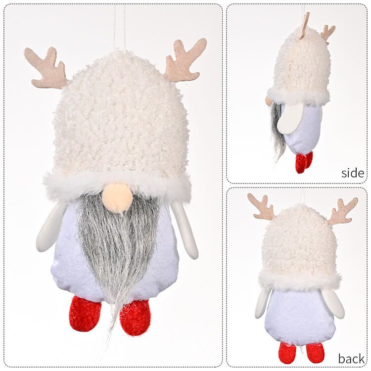 Christmas Decoration Christmas Lamb Fleece Hat Faceless Doll Pendant Christmas Tree Gnome Pendant