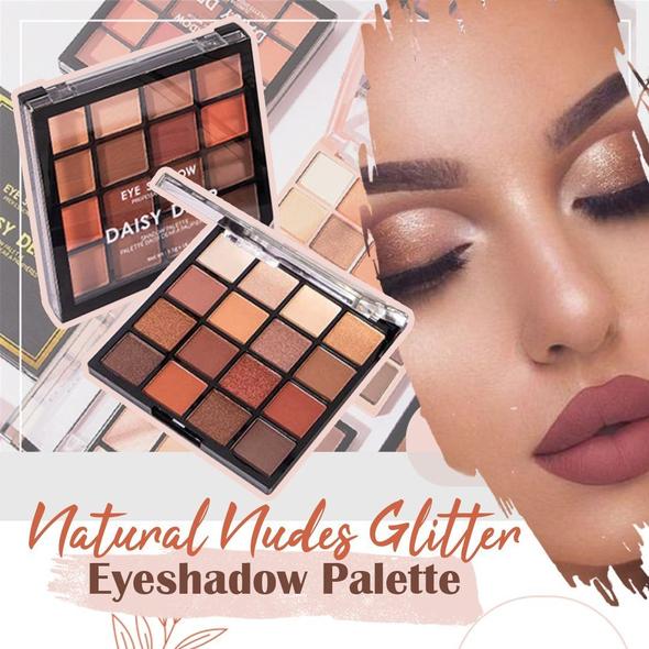 Natural Nudes Glitter Eyeshadow Palette