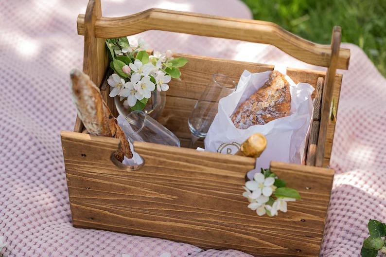 🔥Best gift🔥Folding Picnic Basket Table