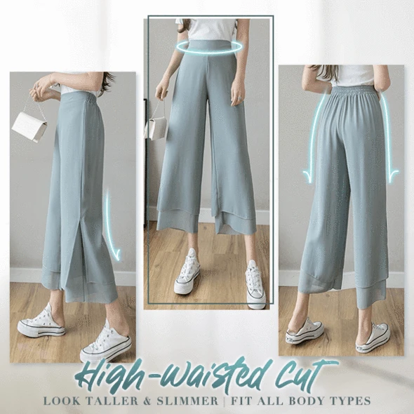 【Mother\'s Day Promotion-50% OFF】Ice Silk Wide Leg