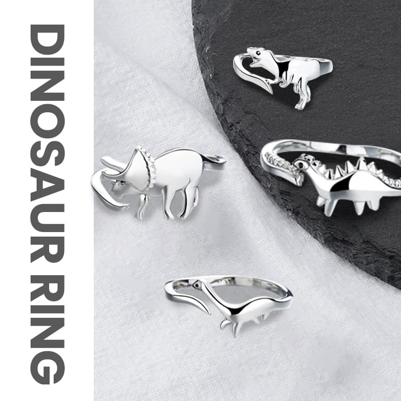 Adjustable Cute Dinosaur Ring