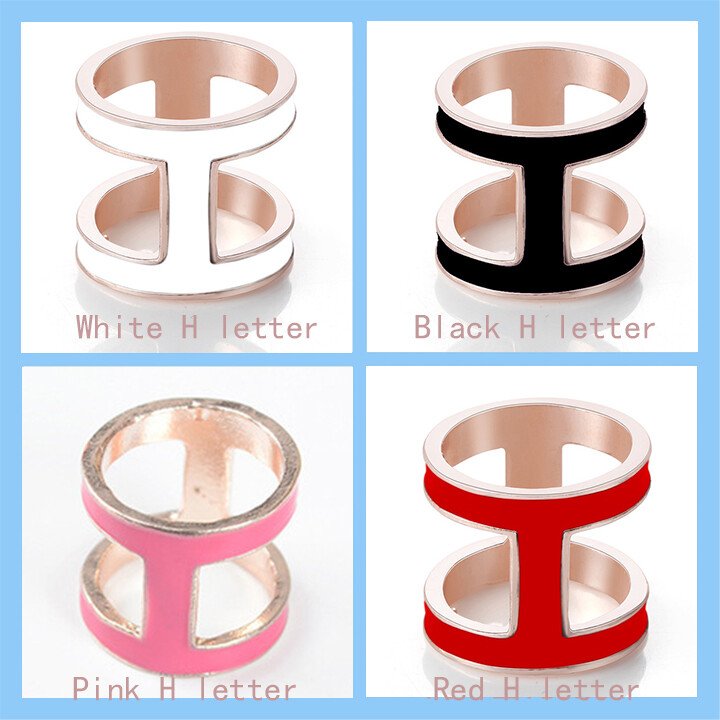 Rhinestone Scarf Ring Buckle Clip