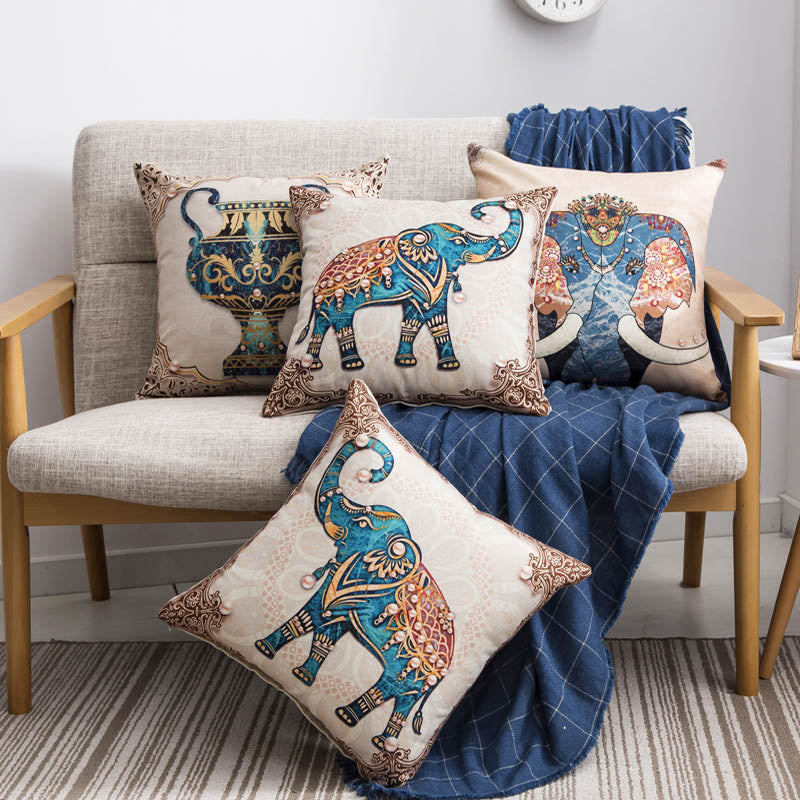 Elephant Cushion Cover