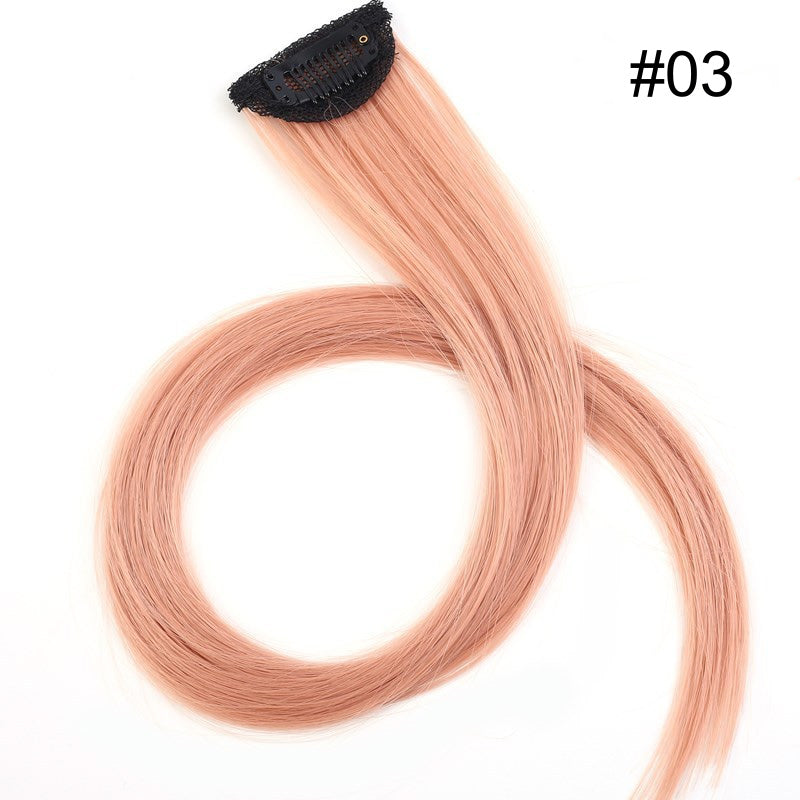 Colorful Hair Extensions Synthetic Hairpieces