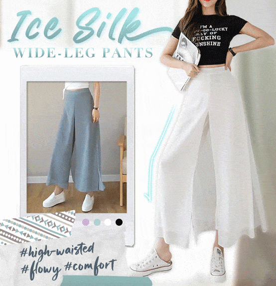 【Mother\'s Day Promotion-50% OFF】Ice Silk Wide Leg