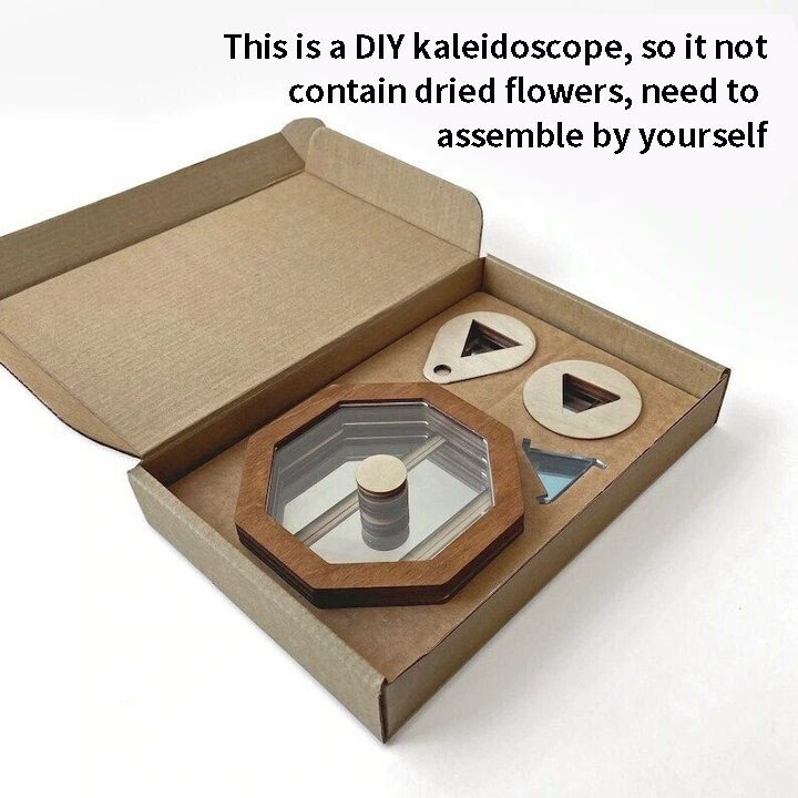 Wooden Handmade Kaleidoscope Kit-BUY 2 FREE SHIPPING