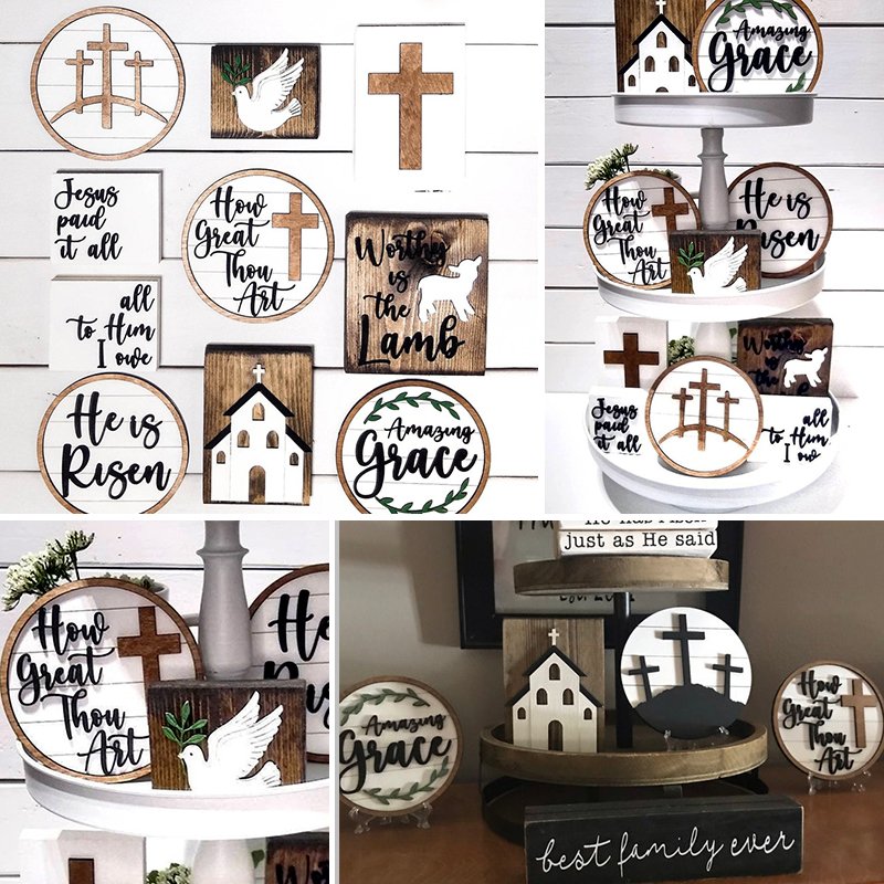 "Jesus is Risen"Easter Tray Bundle Kit