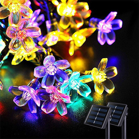 (🔥30% OFF 🔥)Solar Cherry Blossoms String Lights 23 Feet 50 LED