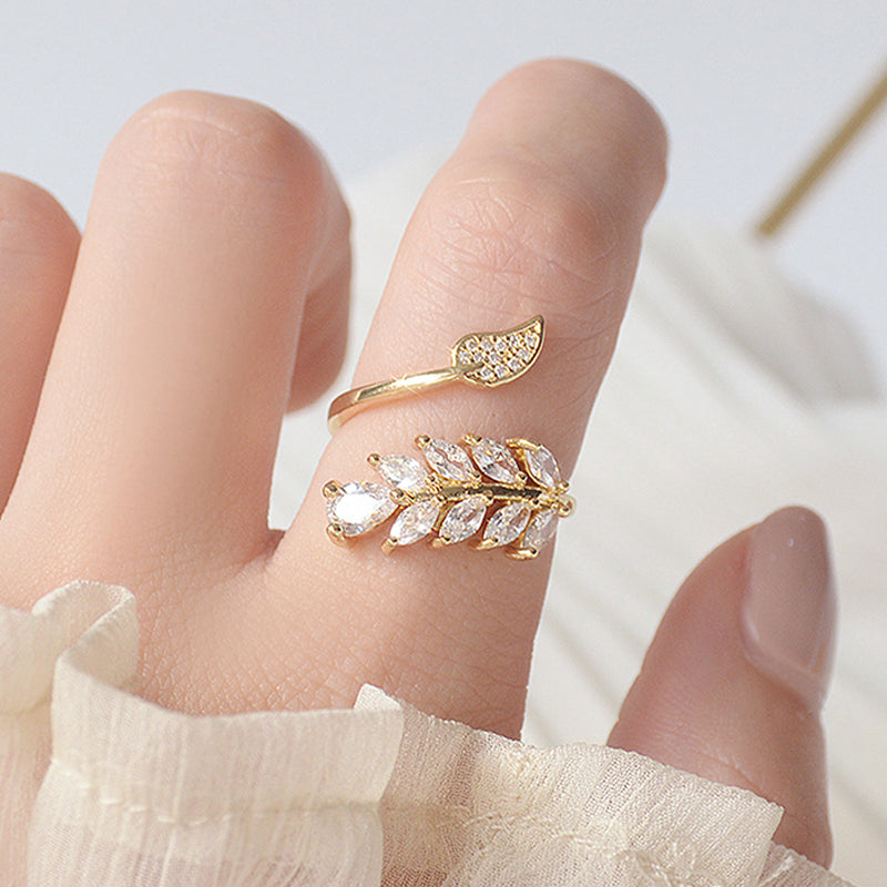 Adjustable Leaf Ring