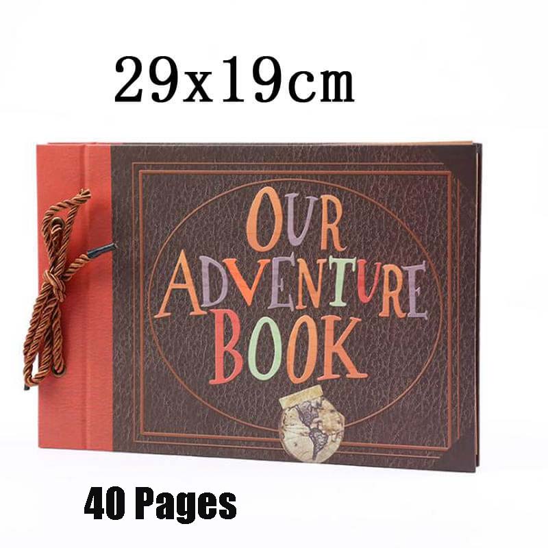 DIY Handmade Photo Album Decor Anniversary Wedding Feast Adventure Books 40 Page for Traveling Office Home School