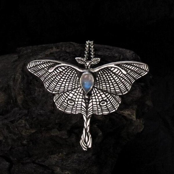 Butterfly Moonstone Necklace.