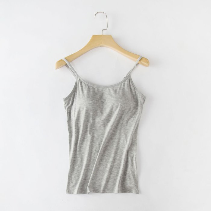 Tank With Built-In Bra - Buy 3 free shipping