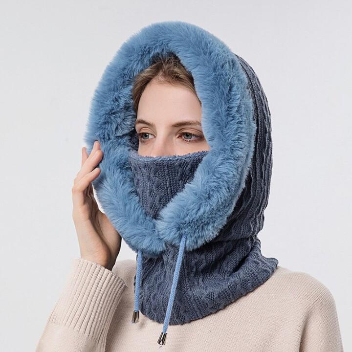 Winter Knit Set Unisex Warm Wind-Proof Cap