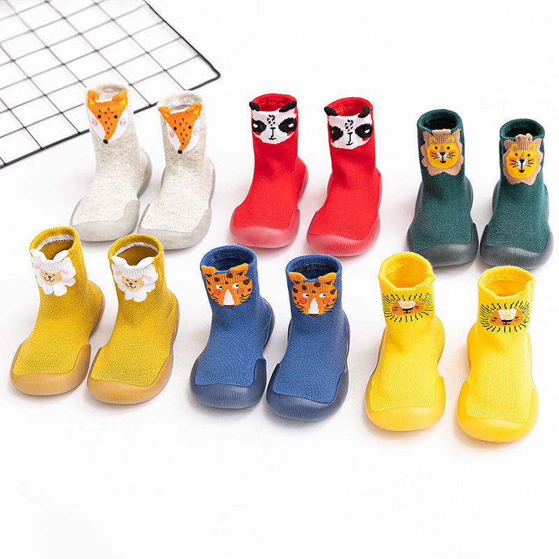 BabyFeet Adorable Animals - Non-Slip Baby Shoe-Socks