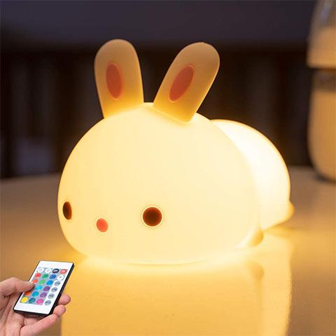 【30% Off Easter Sale & Buy 2 Get Free Shipping】USB Rechageble Cute Bunny Kids Night Light