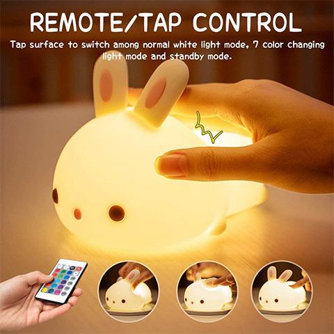 【30% Off Easter Sale & Buy 2 Get Free Shipping】USB Rechageble Cute Bunny Kids Night Light