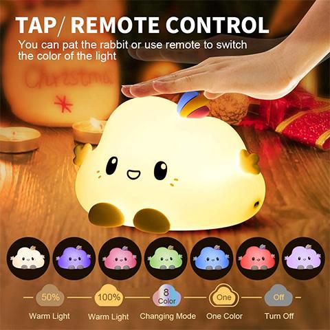 【30% Off Easter Sale & Buy 2 Get Free Shipping】USB Rechageble Cute Bunny Kids Night Light