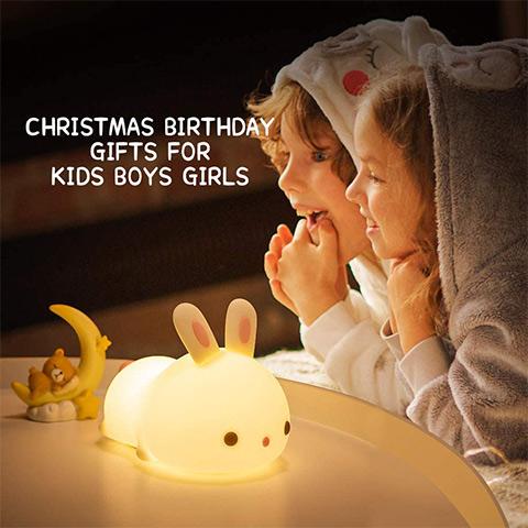 【30% Off Easter Sale & Buy 2 Get Free Shipping】USB Rechageble Cute Bunny Kids Night Light