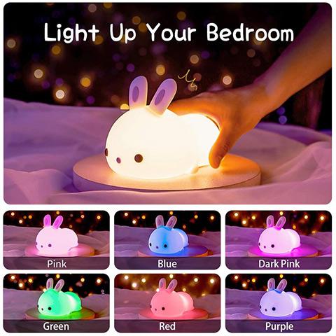 【30% Off Easter Sale & Buy 2 Get Free Shipping】USB Rechageble Cute Bunny Kids Night Light