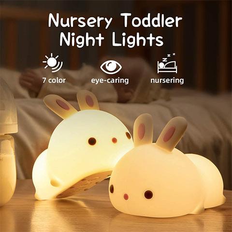 【30% Off Easter Sale & Buy 2 Get Free Shipping】USB Rechageble Cute Bunny Kids Night Light