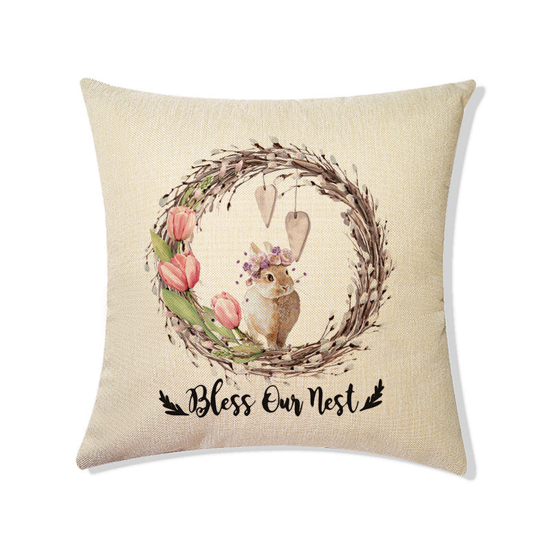 Easter Theme Cushion Cover - Closing Sale