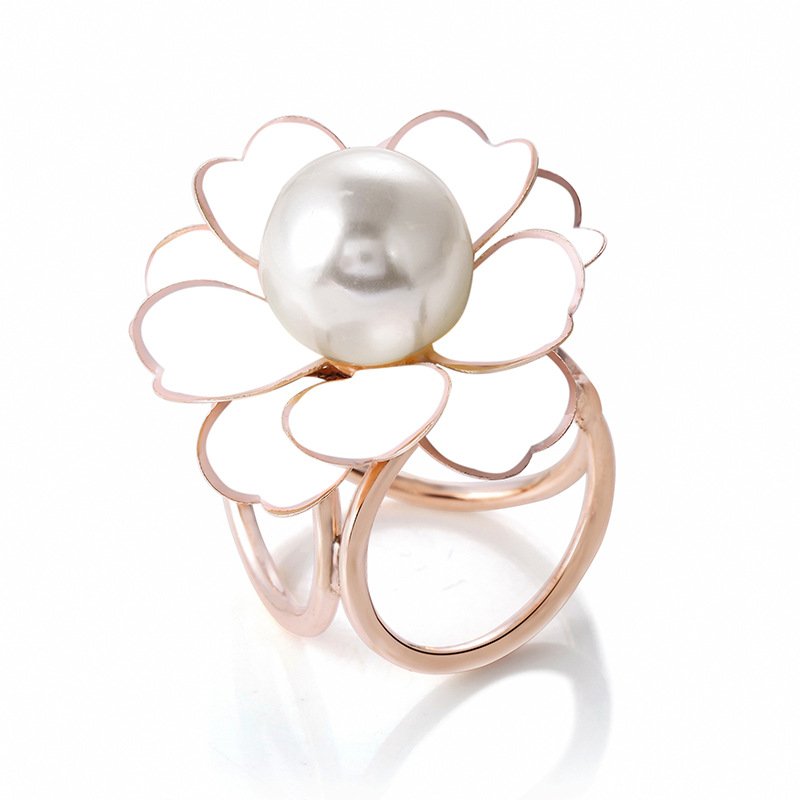 Rhinestone Scarf Ring Buckle Clip