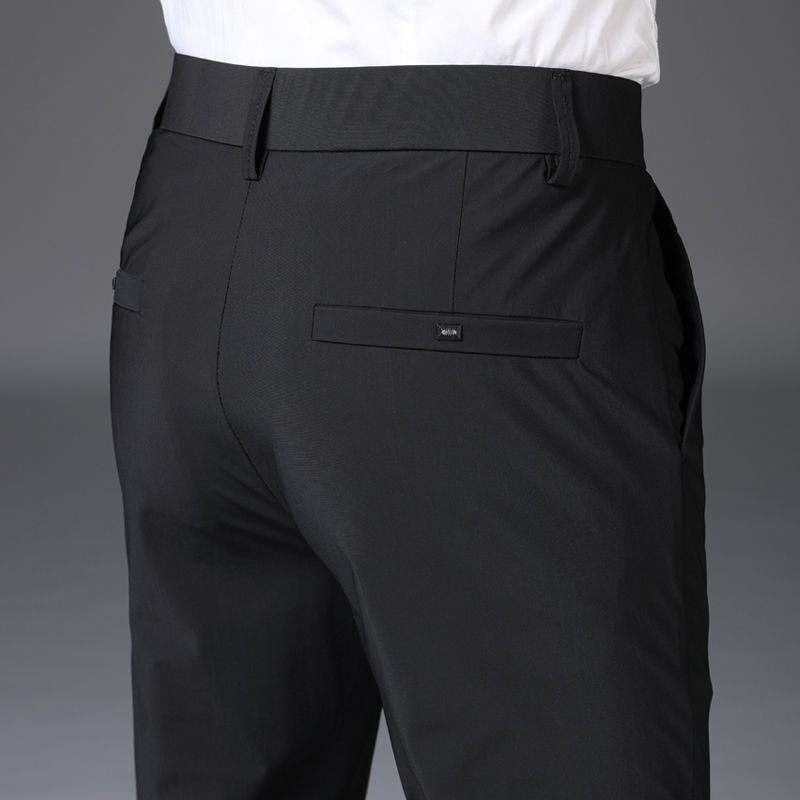 Men‘s ice silk suit pants