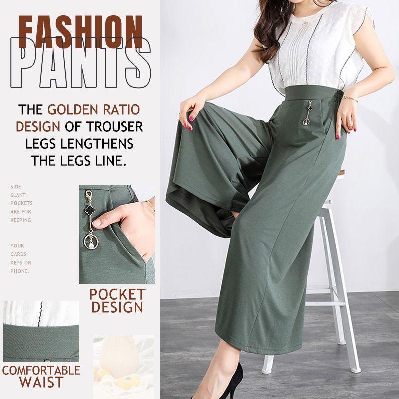 High Waist Wide Leg Pants