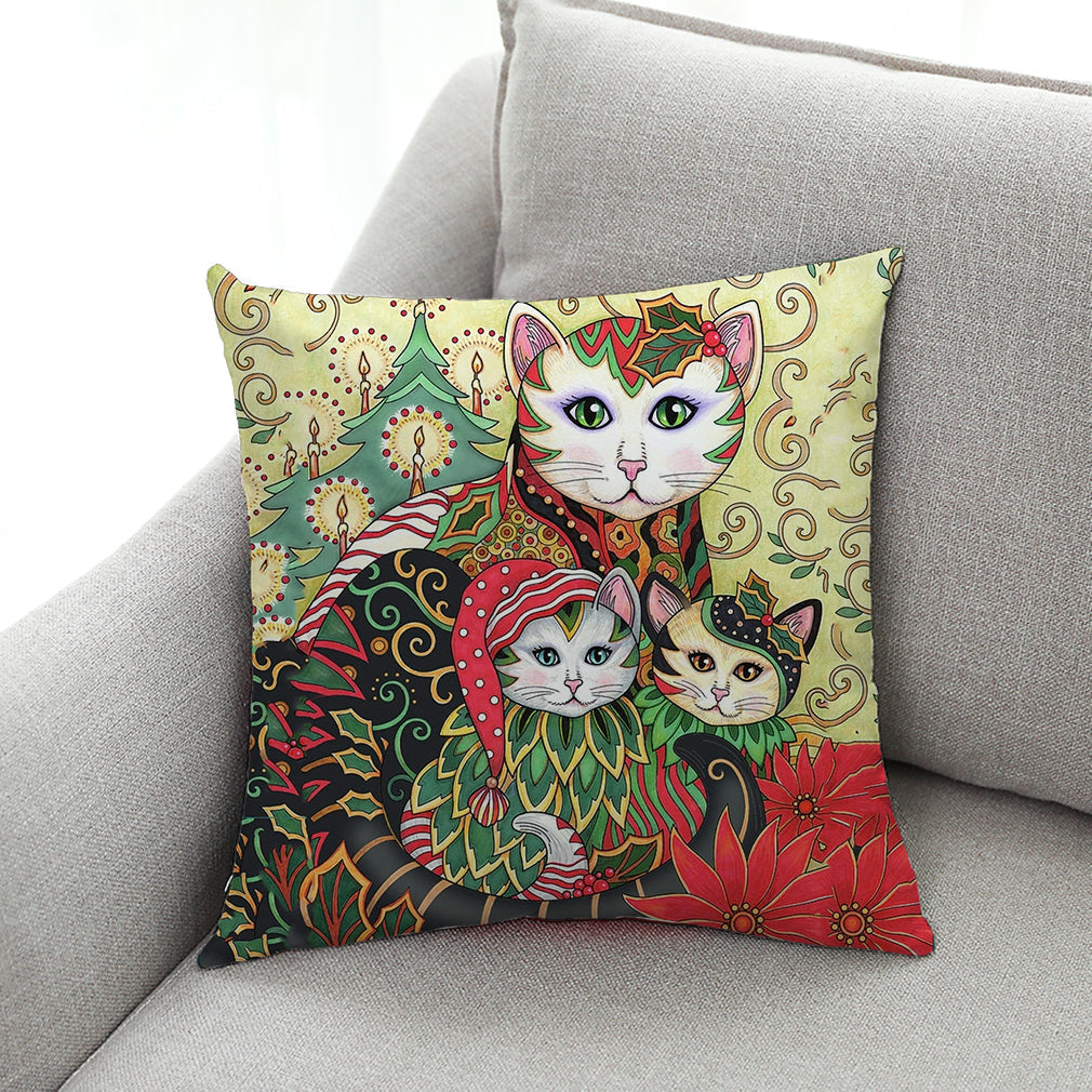 Kleo Cats by Marjorie Sarnat Cushion Covers - Closing Sale