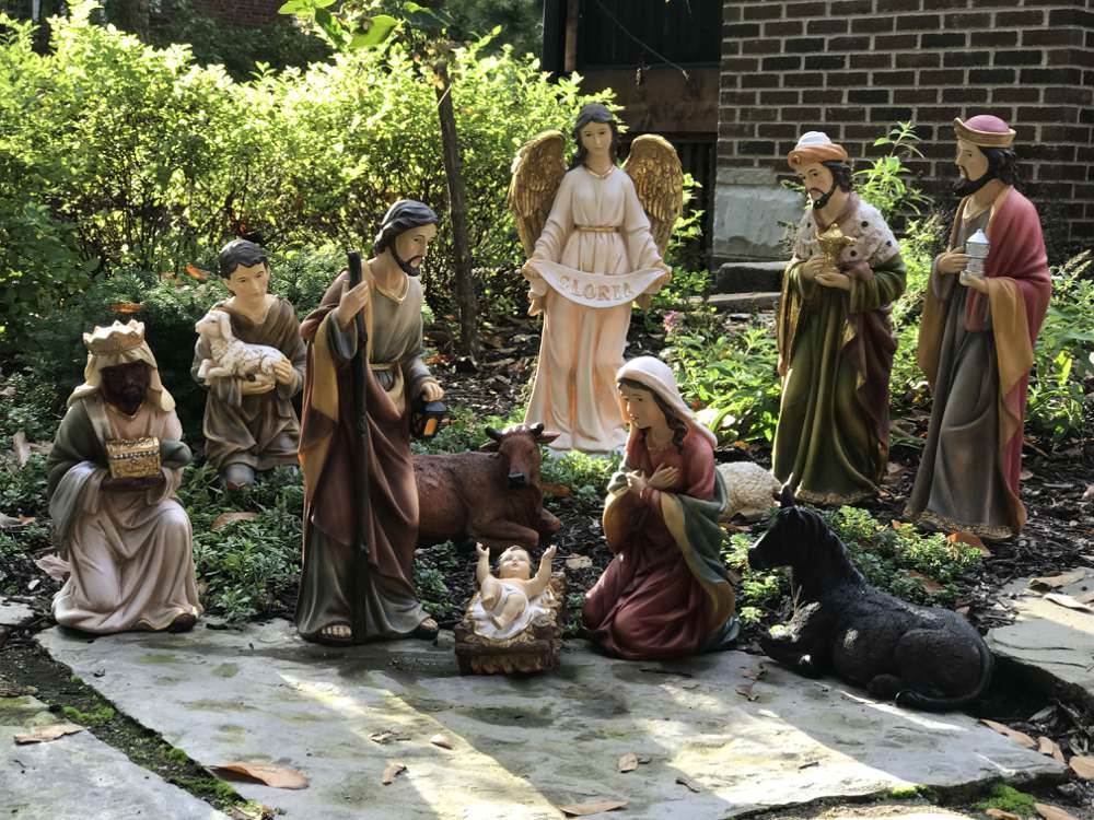 Further Reductions🎉-11 Piece Outdoor Nativity Lawn Art/Figurine Set