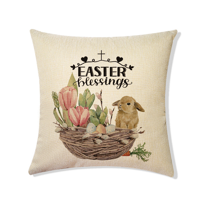 Easter Theme Cushion Cover - Closing Sale