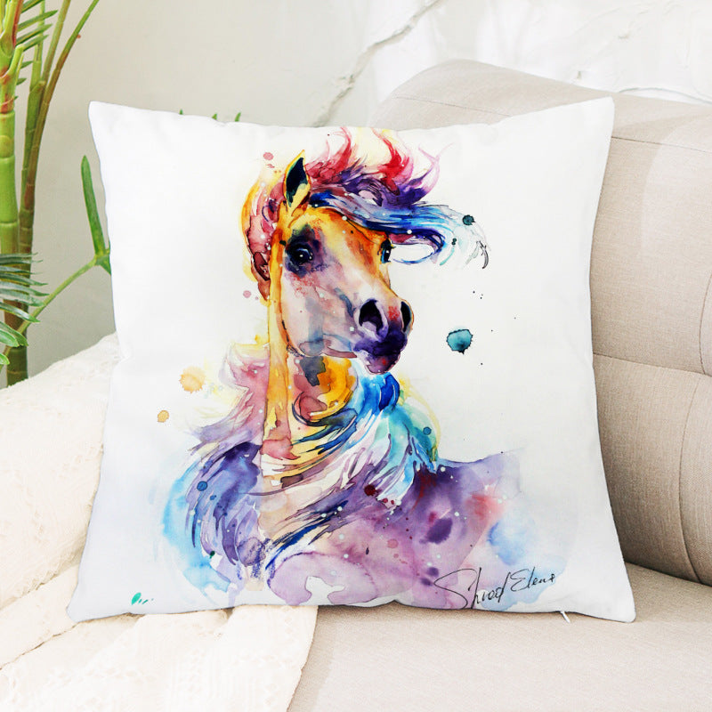 Horse Paintings Cushion Covers - Closing Sale