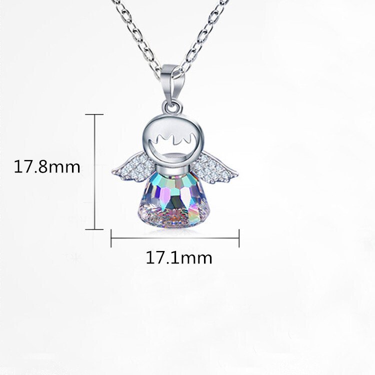 Crystal Little Angel Necklace