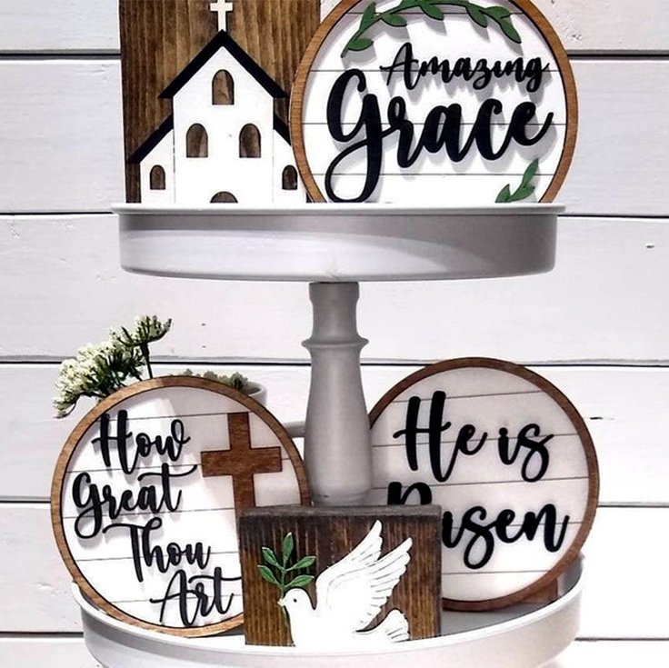 "Jesus is Risen"Easter Tray Bundle Kit