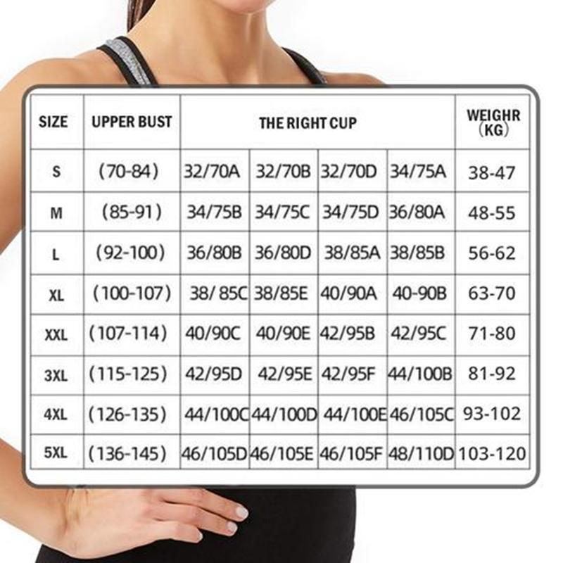 Adjustable Wireless Supportive Sports Bra