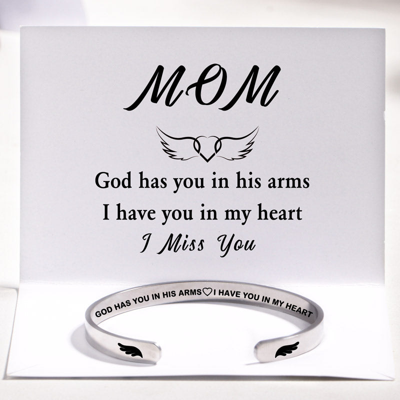 Memorial - God Has You In His Arms I Have You In My Heart Bracelet