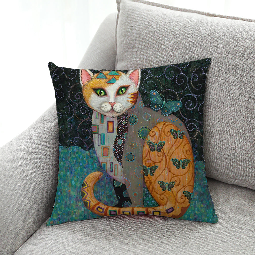 Kleo Cats by Marjorie Sarnat Cushion Covers - Closing Sale