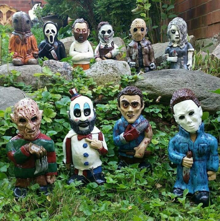 Horror Movie Garden Gnomes Killer