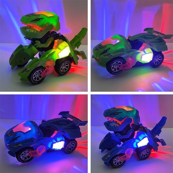 Automatic Dinosaur Car With Music And Led Light