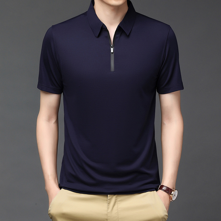 Fashion men's  Ice Silk POLO Shirt