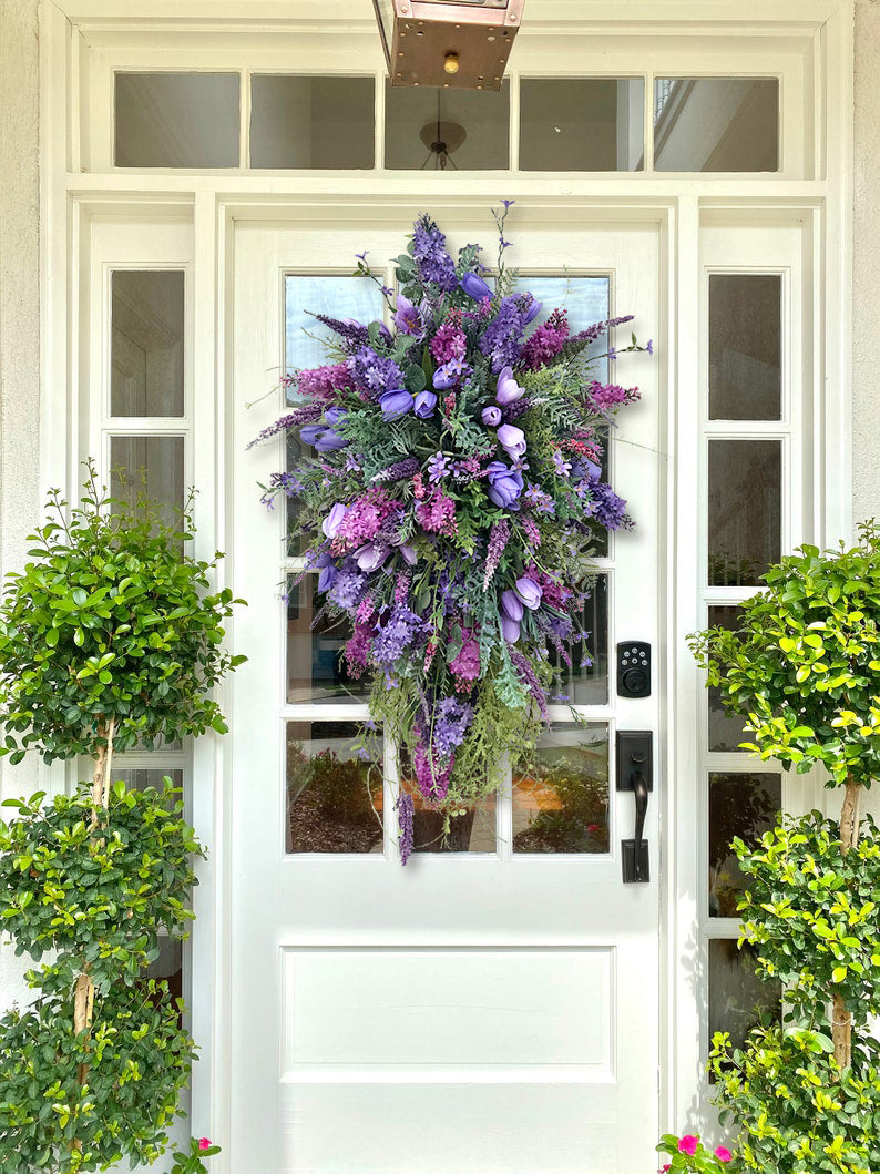 💜Hot Sale 50%OFF💜Spring Front Door Swag-Rustic Home Decor