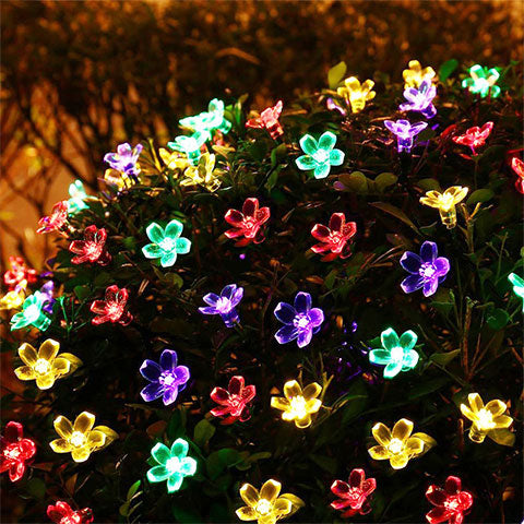 (🔥30% OFF 🔥)Solar Cherry Blossoms String Lights 23 Feet 50 LED