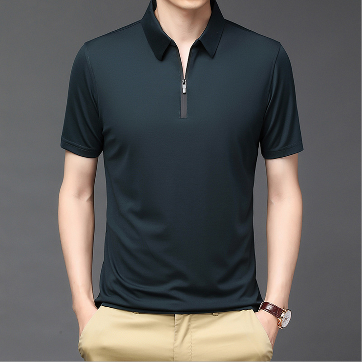 Fashion men's  Ice Silk POLO Shirt