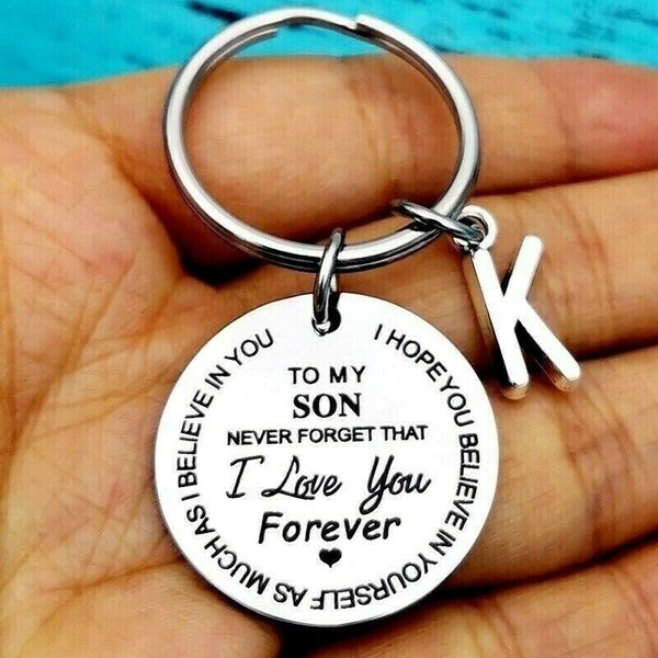 （ Best Father Mother Gift）My Son / Daughter I Love You Forever Keychain