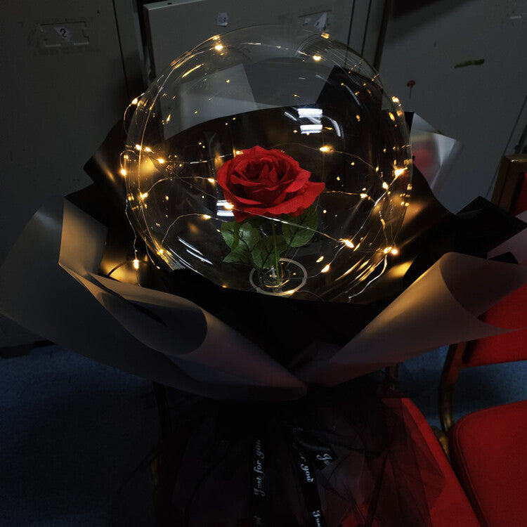 Hot Sale💕LED Luminous Balloon Rose Bouquet