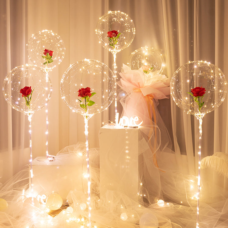 Hot Sale💕LED Luminous Balloon Rose Bouquet